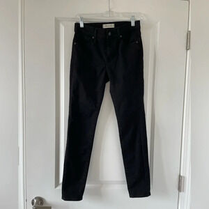 Madewell Black 8” Skinny Jeans Size 27